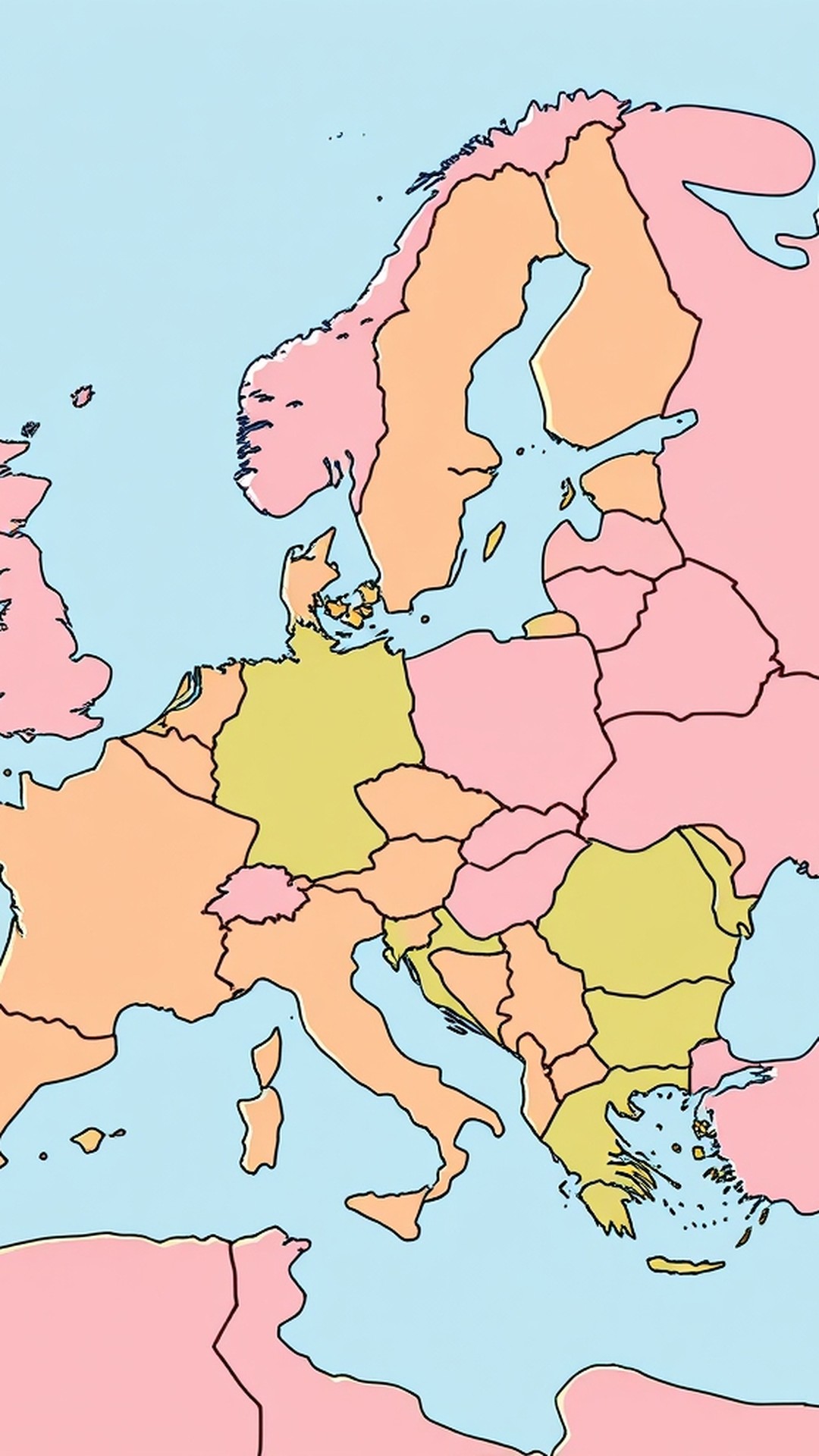 Europe map